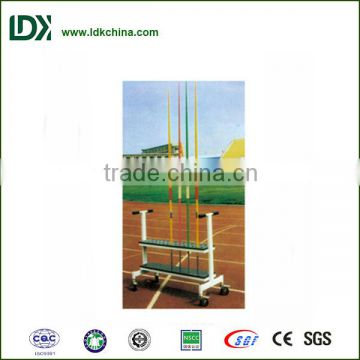 Portable track and field equipment athletic javelin frame