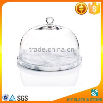 Chinese marble food tray with lid