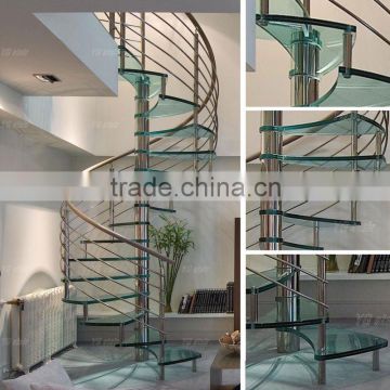 Spiral glass staircase9002-5-A