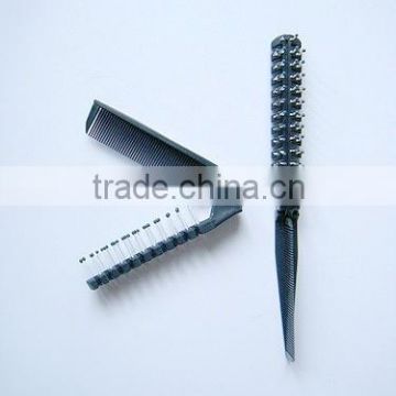 custom color cleaning plastic bristle hair brush