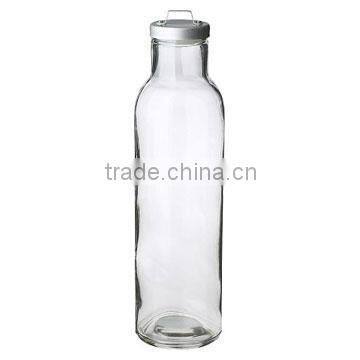 Glass water bottle