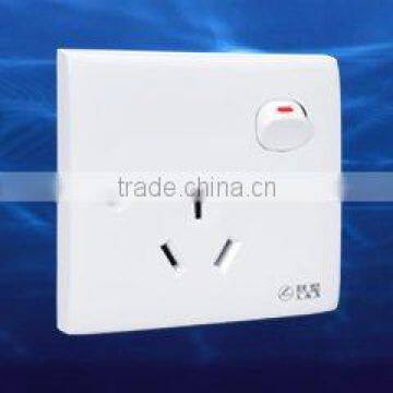 10A 250V, single 3 Pin Power Socket