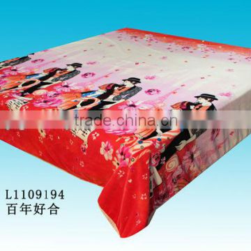 Wholesale 100%Polyester super soft Coral Fleece Blankets NO.1498