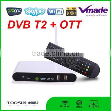 TOOSIN/VMADE/OEM android smart tv dvb t2 android tv box