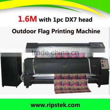 Outdoor Flag Direct printing machine 1.6M with 1 DX 7 head Sublimation flag printer for outdoor PrintingMachine