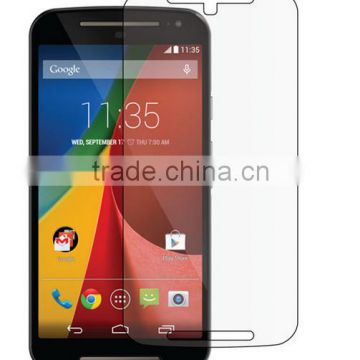 Factory price ! Popular models ! 9H 0.33mm 2.5D tempered glass screen protector for motorola moto g2