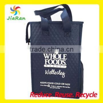Lead Free Insulated Thermal Food Carry Bag Whole Foods Lunch Bag With hook and loop fastener