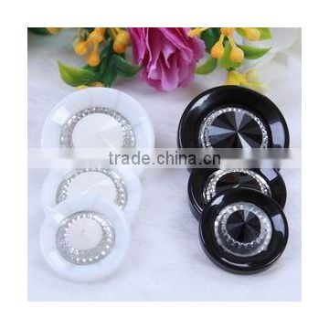 factory wholesale fashion rhinestone letter buttons