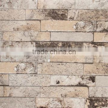 3D pvc brick design wallpaper with best price