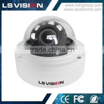 LS VISION 2MP Outdoor Network Dome Camera Motorised Lens 2.8-12mm Vandalproof IP66 Waterproof 1080P Camera IP