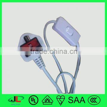 UK assembly power cord UK approval 3 pin flat power plug with 13a fused5