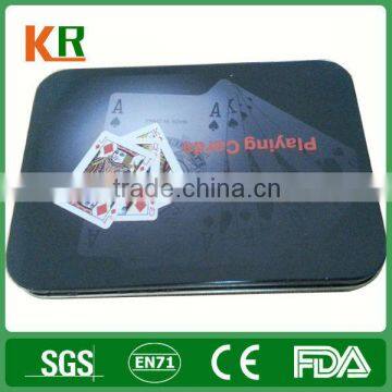 Hangzhou factory tin box for poker