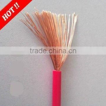 China CCC extra flexible electric wire cable 4mm CU/PVC