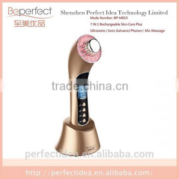 handheld therapy massage device face lift beauty equipment , spray steamer multiple facial beauty device