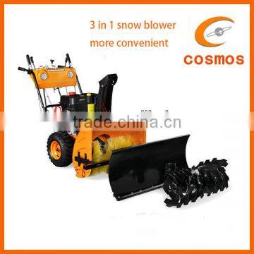 Gasoline snow blower with brush /3 in 1 snow blower
