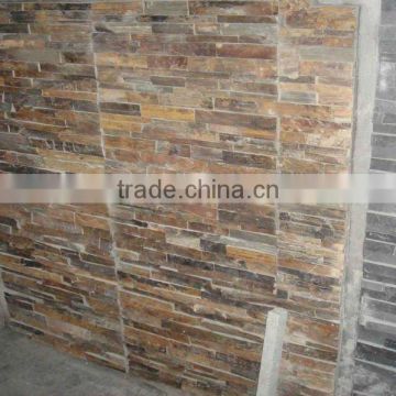 Natural wall sandstone tile, elegant rusty slate