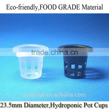 23.5mm Garden Plants Hydroponic Garden System Net Pot Food Grade PP Cup
