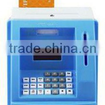 2015 Hot Sale Mini Children Plastic Voice ATM saving Bank toys from ICTI Dongguan Manufacturer