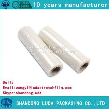 Factory wholesale anti tear transparent LLDPE pallet packaging stretch wrap film roll