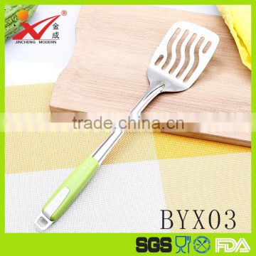 Long Handle Kitchen Cooking Slotted Turner BYX03