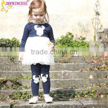 Best Quality Good Selling Baby Girls Elastic Cotton Dress Pants