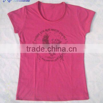 Nice design Printed cotton t-shirts round neck