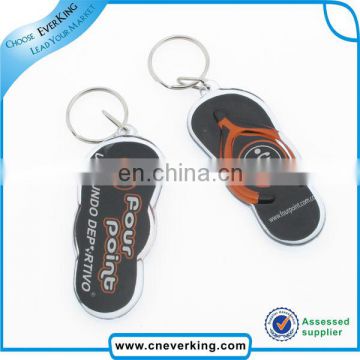 Custom gift photo frame shape transparent acrylic keychain for promotion