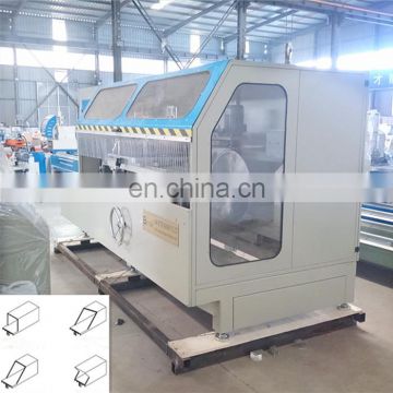 Aluminum curtain wall notching saw for edge processing