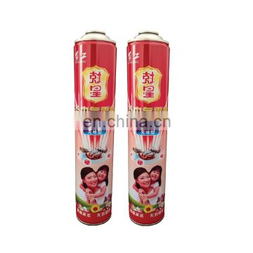 Empty butane canister and metal spray can for pesticide made in china