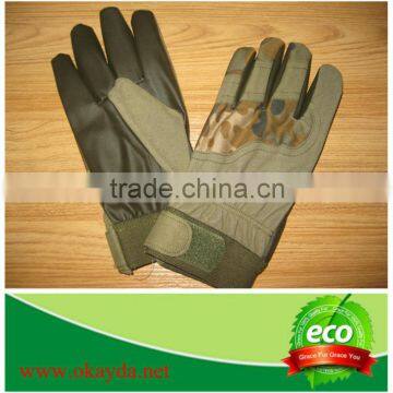 Men winter sheepskin leather gloves