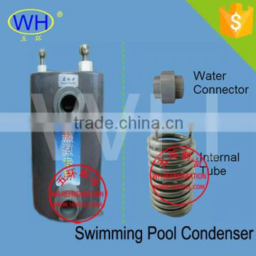 China Top Quality 2.0HP heat pump water heat exchanger, swimming pool heat exchanger