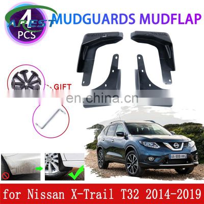 4PCS for Nissan X-Trail T32 2014 2015 2016 2017 2018 2019 Mudguards Mudflaps Fender Mud Flap Splash Guards Protect Accessories