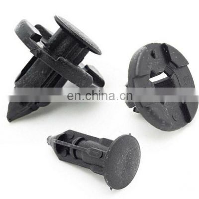 Split type nylon rivets black 2 pcs set R type rivet clips