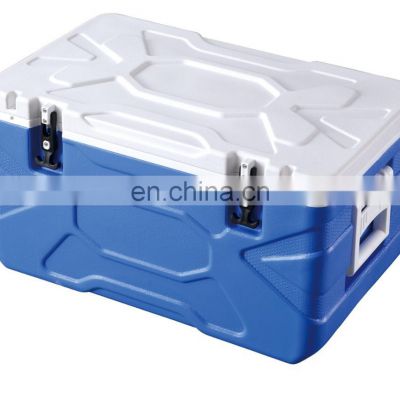 High Performance Hard Plastic 40L Double Wall PU Insulated  Ice Beer Cooler Box For Outdoor Party
