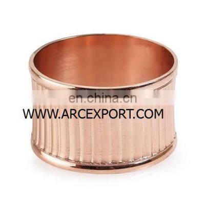 copper plated napkin ring