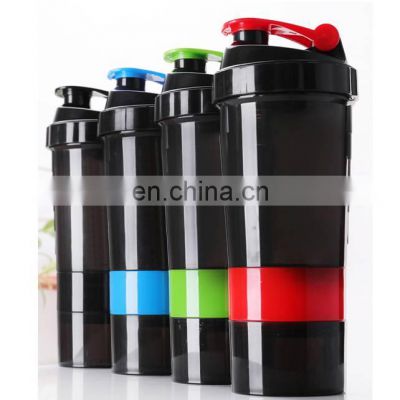 Factory Gym Sports Shaker Bottle, Plastic Protein Shaker Bottle with Wholesale
