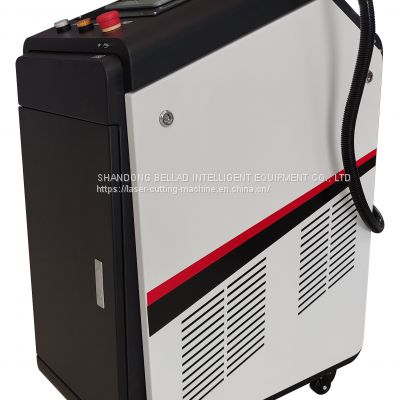 Continuous 1000W Raycus Metal Laser Cleaning Machine for clean Carbon Steel Stainless Steel