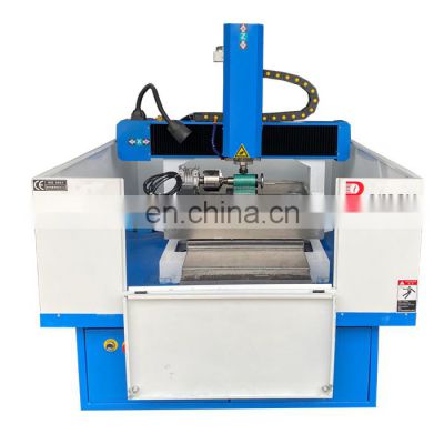 Metal CNC 6060 Router 3D Milling Machine With 4 Axis Rotary
