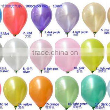 12inch metallic wedding decoration balloon for sale