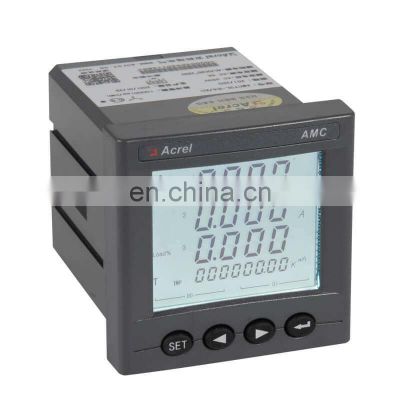 AMC low voltage RS485 communication interface electrical three phase watt energy meter for sale