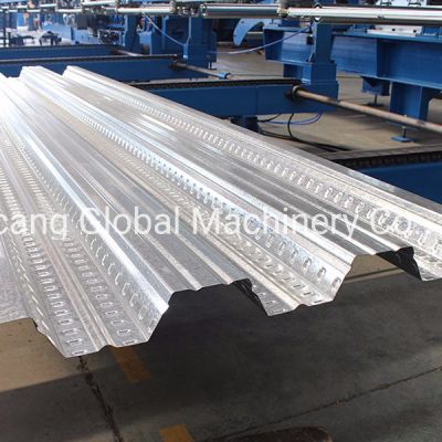 High Speed Galvanized Steel Deck Floor Decking Panel Roll Forming Making Machine