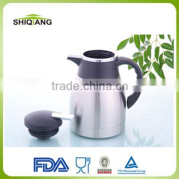 China manufacturing high quality 2.0L stainless steel vaccum tea pot set