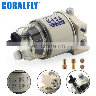 Diesel Fuel Water Separator Filter Assembly for R12T R13P R20T R24P R25P R45S S3240 S3213 R60TP R90P 35-60494-1 Marine Outboard