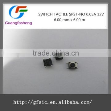 Alibaba Original and New Products SPST-NO 0.05A 12V 6.00 mm x 6.00 m SWITCH TACTILE