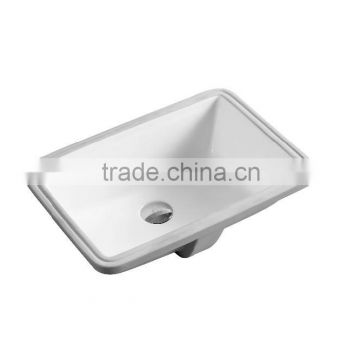 JETMAN China Bathroom Sanitary Ware Lavatory Square Ceramic Undercounter Basin