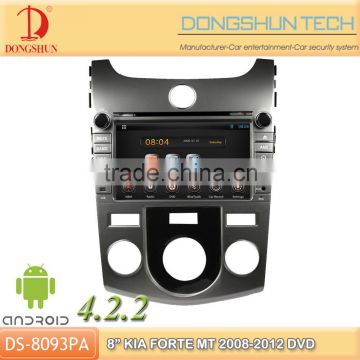8" CERATO/FORTE 2008-2012 Pure android 4.2.2 car DVD with GPS 3G/WIFI