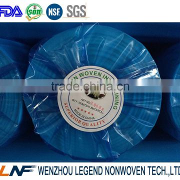 100% polyester chemical bonding 1085H embroidery backing paper for Peru market