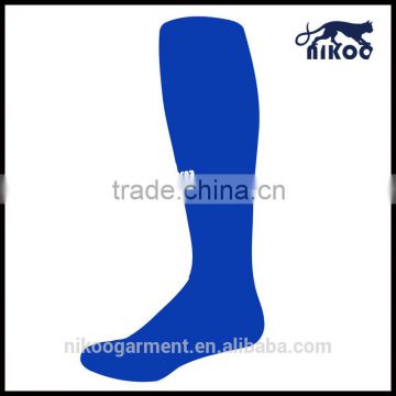 Logo hot sale cotton knee high custom customized wholesale mens football socks
