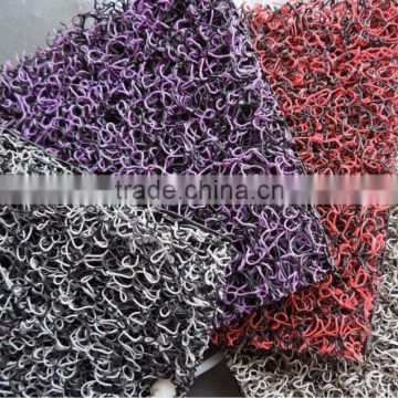 good pvc loop auto mat with nail backing from china factory