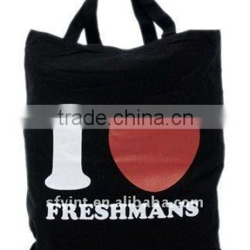 Promotional Black Tote Organic Cotton Bag